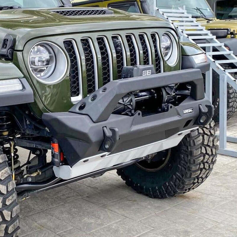 Rival 2007-2026 Jeep Wrangler 2020-2026 Jeep Gladiator Front Aluminum Bumper