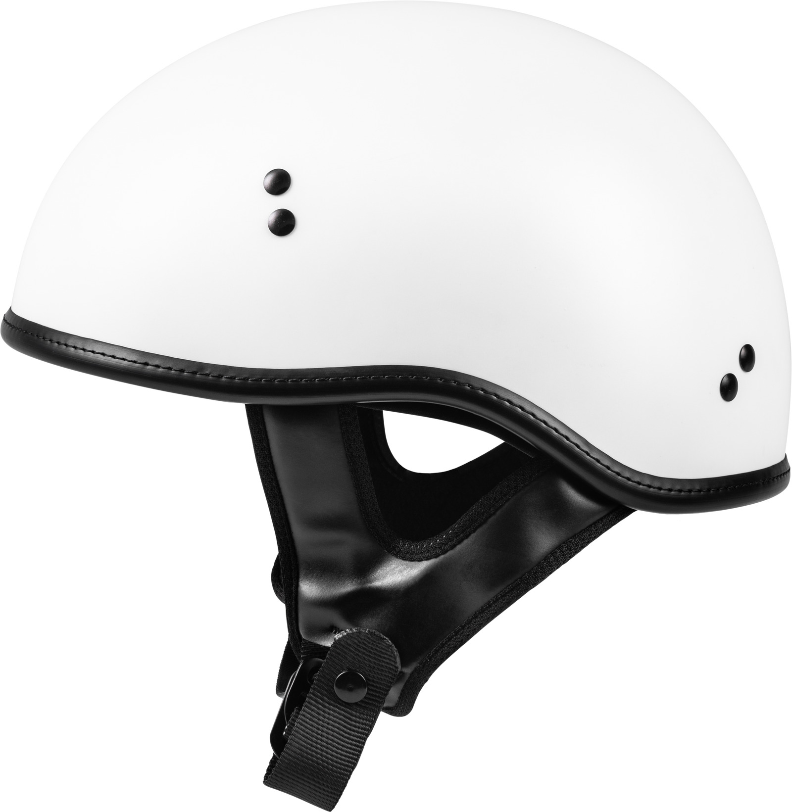 .357 Solid Half Helmet Matte White Xl