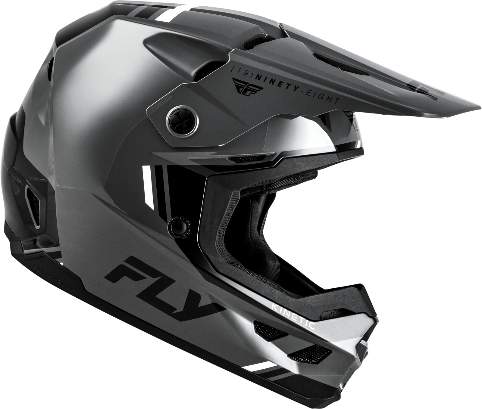 Kinetic Verdict Helmet Grey/Black/White Md