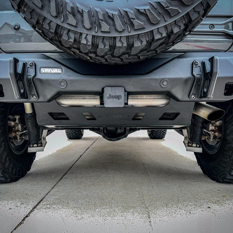 Rival 2018-Present Jeep Wrangler JL Aluminum Muffler Skid Plate