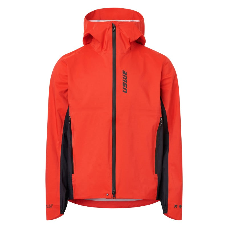 USWE Waterproof MTB Jacket Flame Red - 2XL