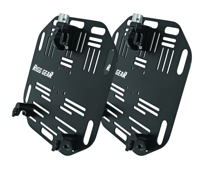 RIGGGEAR QR PLATE-FLAT RACK SET (SOFT SADDLEBAG SUPPORT)