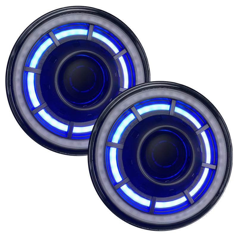 ORACLE Lighting 0718 Jeep Wrangler JK Oculus 7in ColorSHIFT Bi-LED Projector Headlights