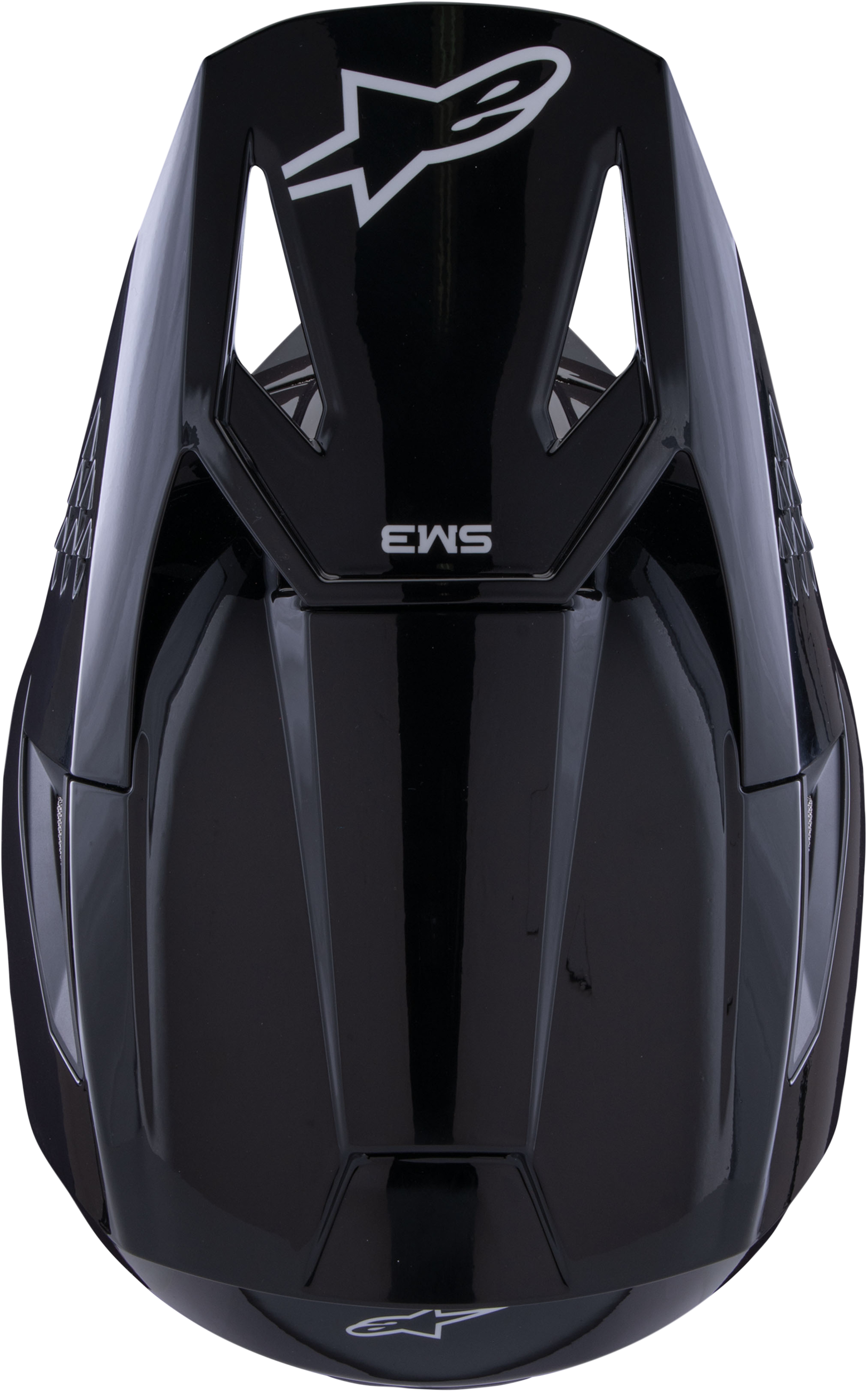 Sm3 Solid Helmet Black Glossy 2x