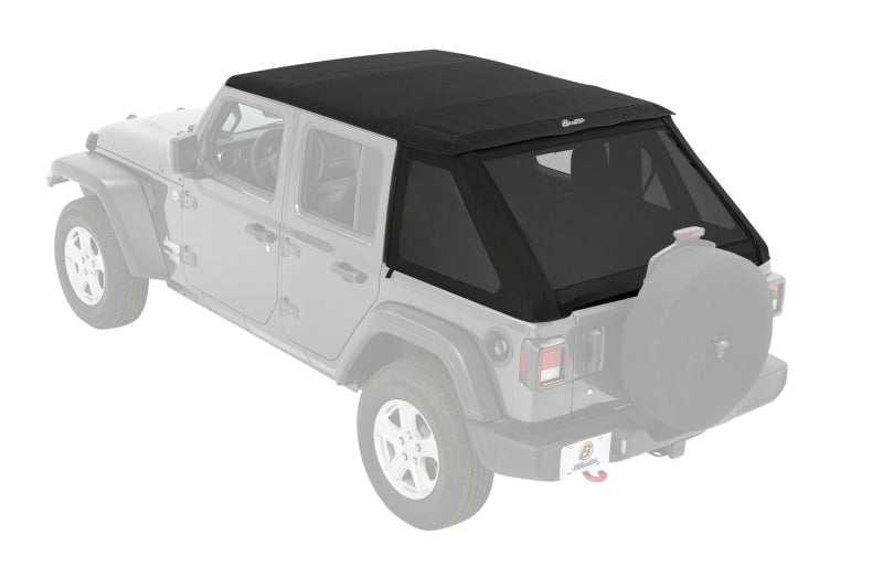 Bestop 18-26 Jeep Wrangler JL 4-Door Trektop (Premium Black Twill)