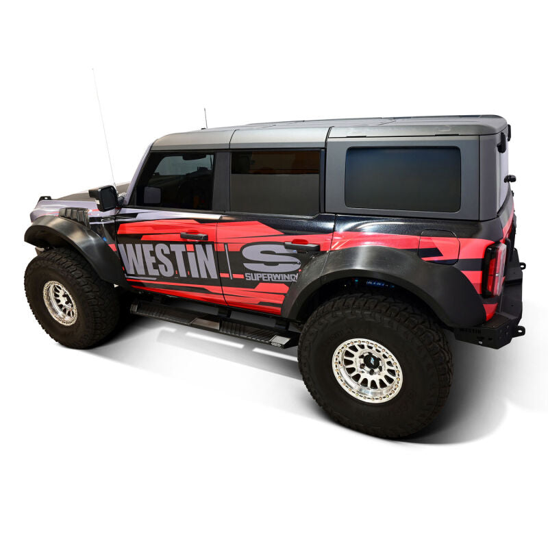 Westin 21-25 Ford Bronco 4dr (Excl. Bronco Sport) AT6 Running Boards - Black