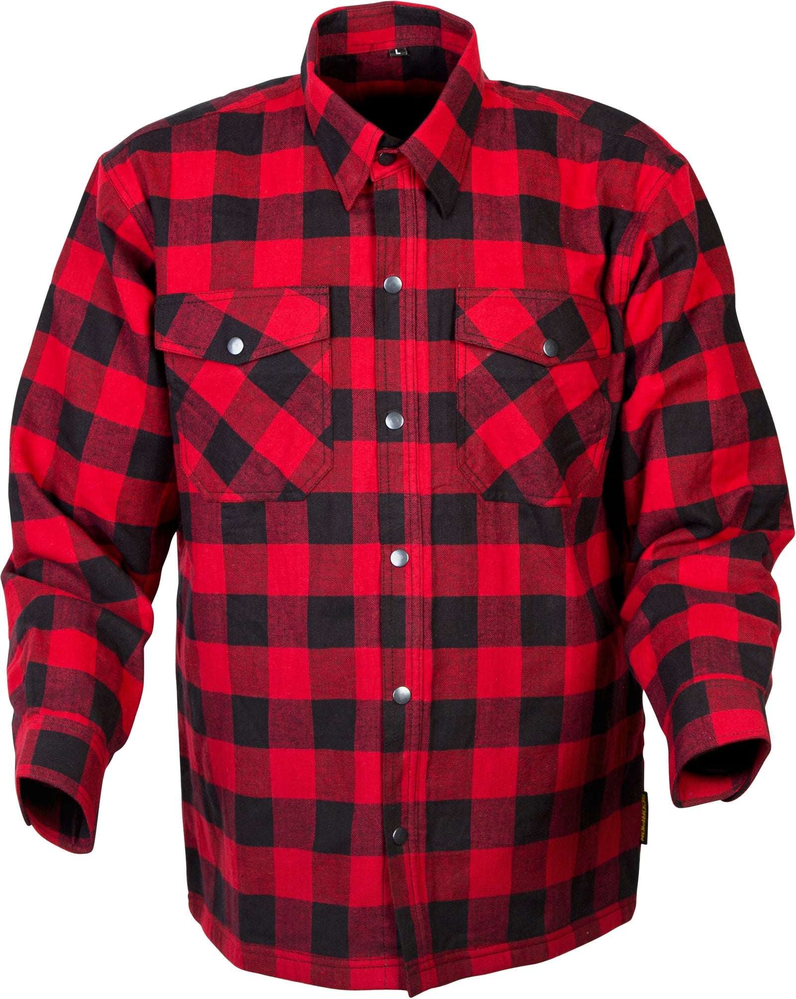 Covert Moto Flannel Red/Black Lg