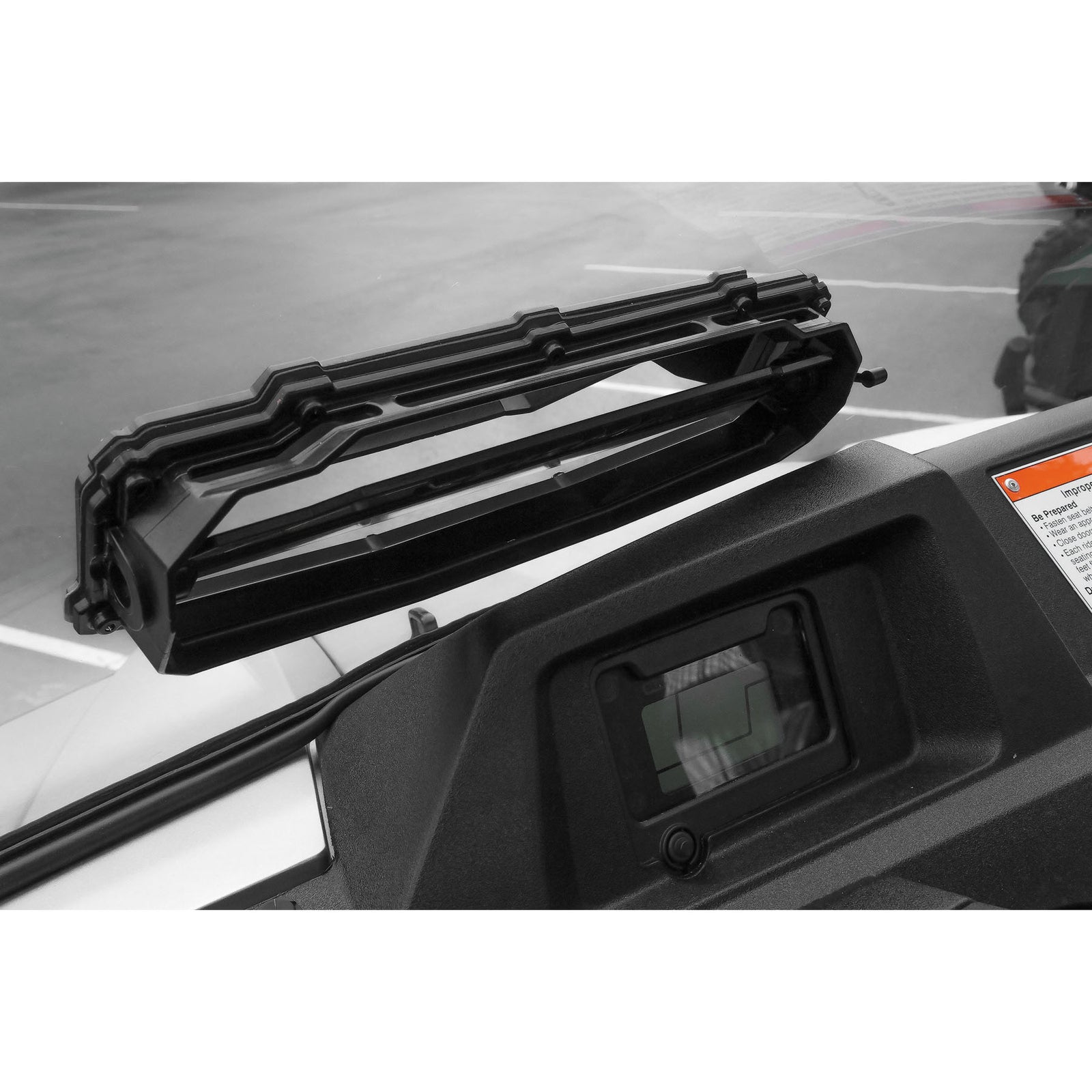 SEIZMIK WINDSHIELD FULL-VENTED - SCRATCH RESISTANT POLY