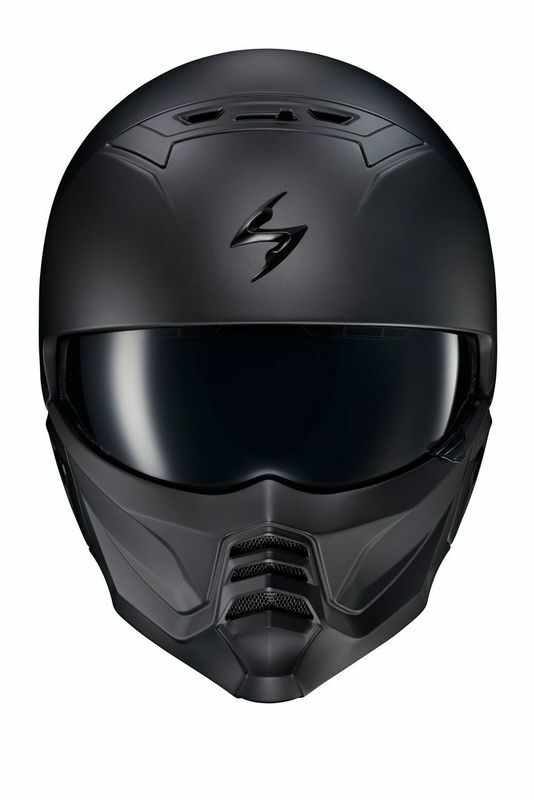 Covert 2 Open Face Helmet Matte Black Sm