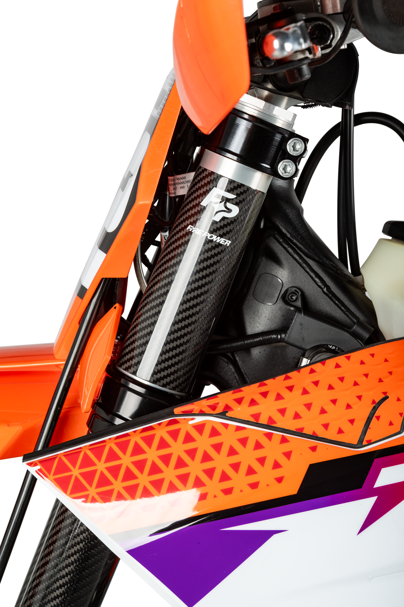 Carbon Fiber Fork Shield Upper 52 X 160 Mm