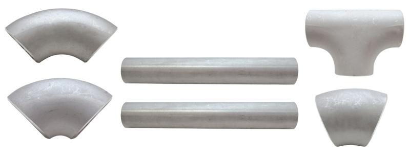 Vibrant 2.5in Nom. Schedule-10 T304 SS Tight Radius 90 deg. Elbow