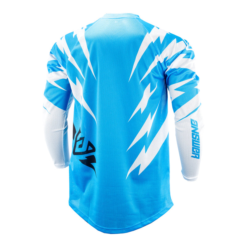 Answer 26 LE Syncron Rizz Vented Jersey Cyan/White/Black - Large