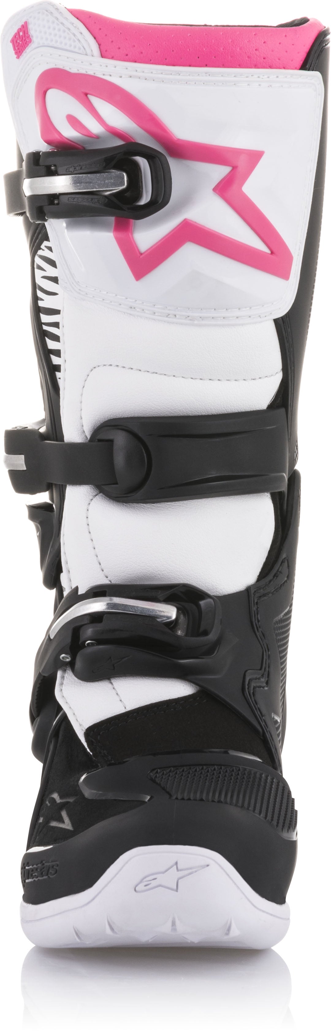 Tech 3 Stella Boots Black/White/Pink Sz 08