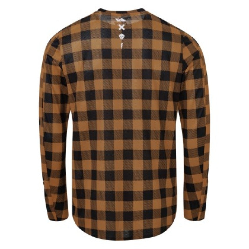 USWE Flannel Long Sleeve Lightweight Off-Road Jersey Bronze - Small