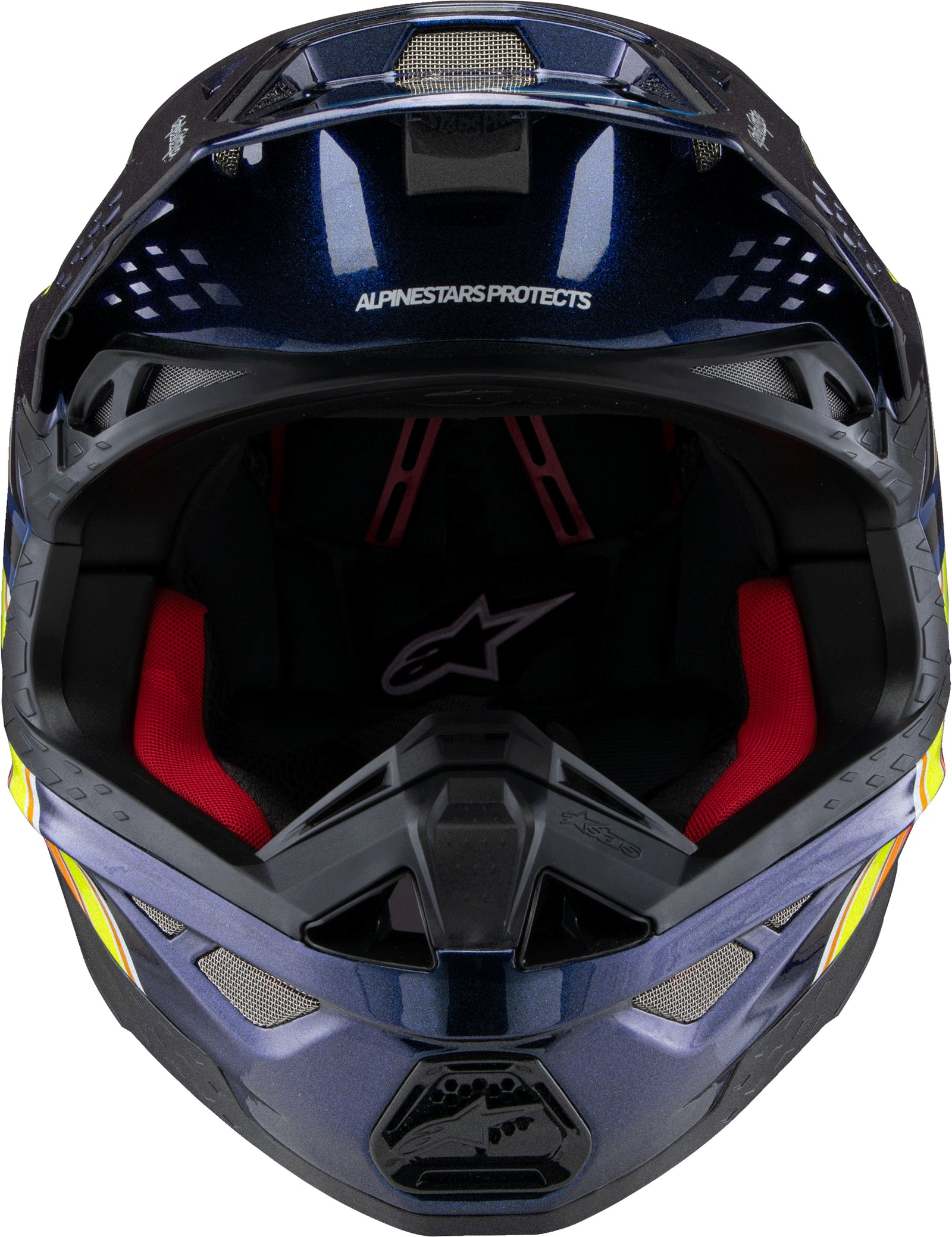 S M10 Tld Edition 25 Helmet Drk Blu/Org/Ylw Fluo/Red Md
