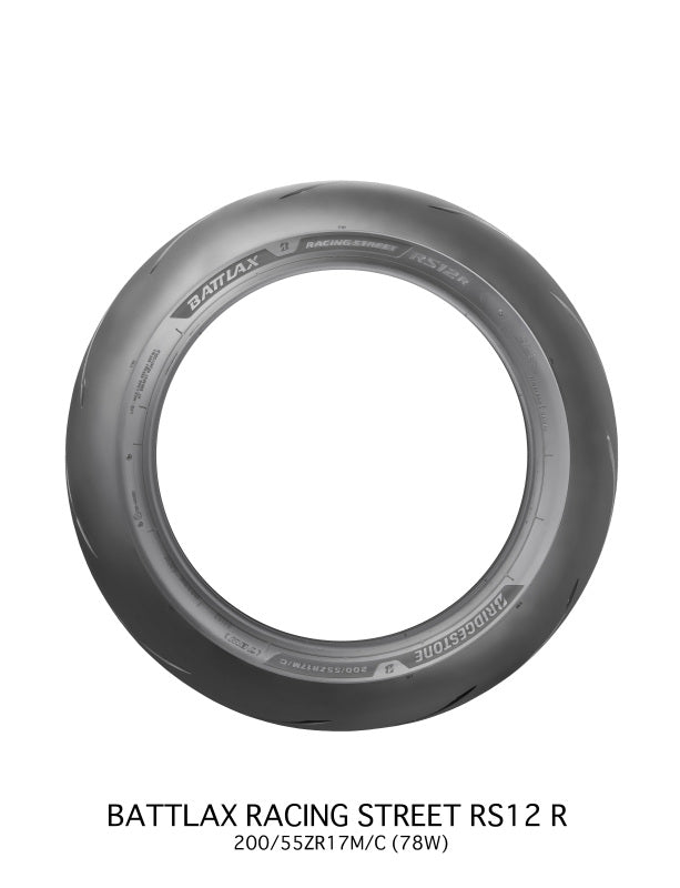 Bridgestone Battlax Racing Street RS12R - 200/55ZR17M/C 78W TL Rear