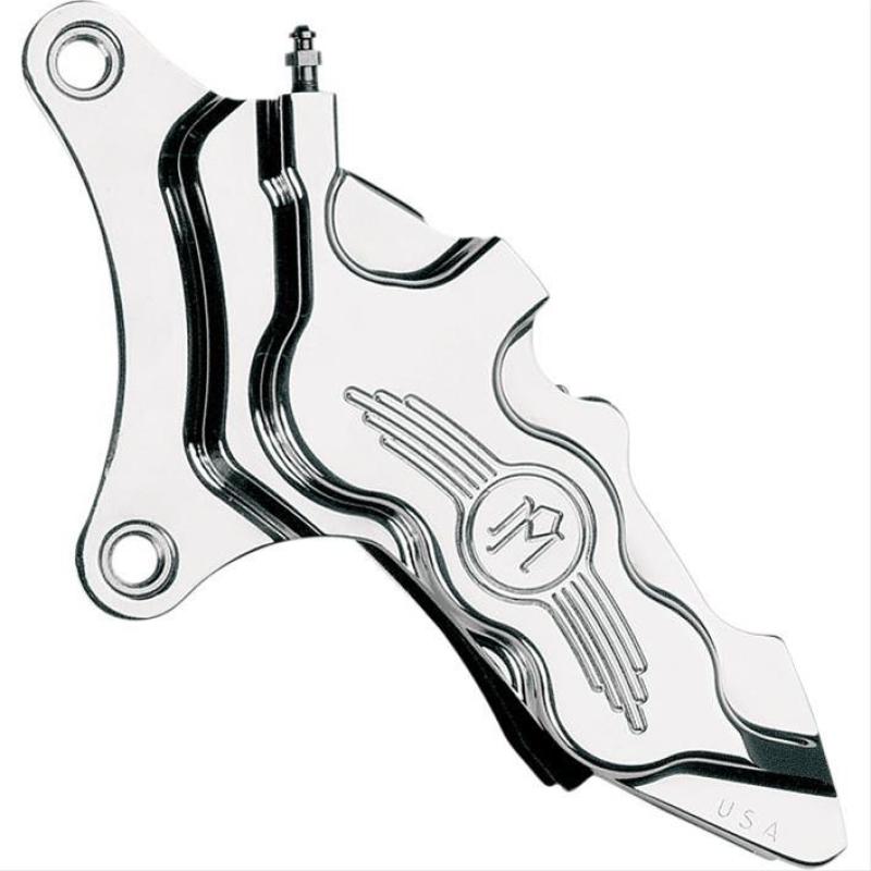 Performance Machine Frt 6 Pistn Diff Bore Clpr - Chrome