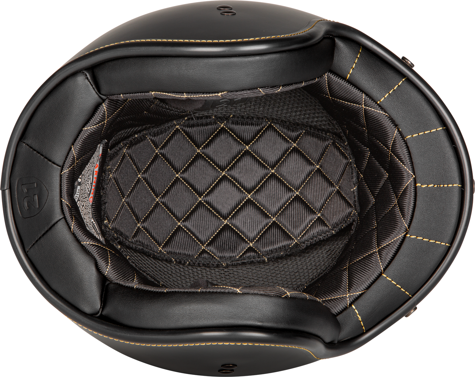 .38 Retro Helmet Matte Black Xs