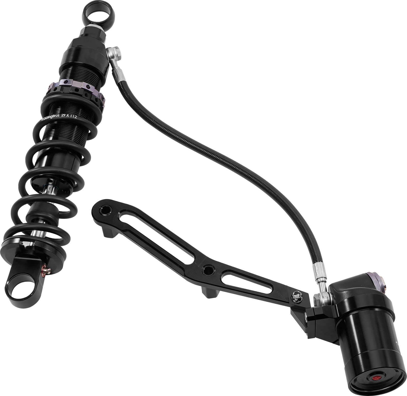 Touring Remote Res Shocks 14"Hvy Weight Billet Bracket