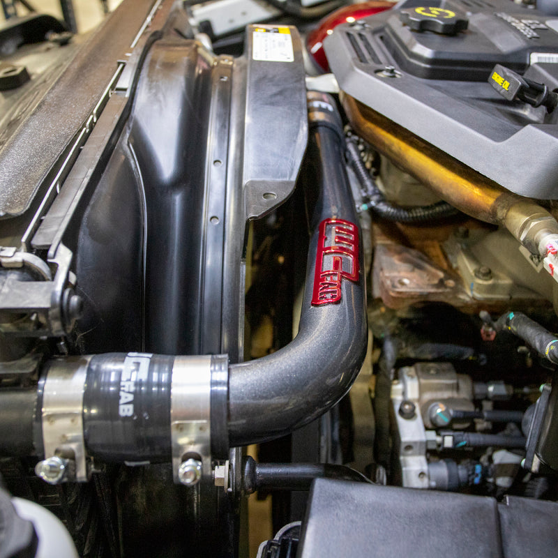 Wehrli 10-18 Dodge 6.7L Cummins (Non 13-15 w/Dual Rads/Twin CP3) Upper Coolant Pipe - WCFab Red