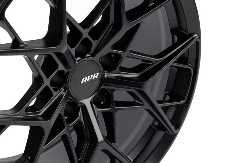 APR A02 Flow Formed - 19x8.5 - 5x112 - ET45 - 66.5mm Center Bore - Satin Black Wheel