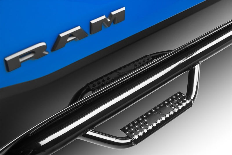 N-Fab Nerf Step 02-08 Dodge Ram 1500/2500/3500 Quad Cab 4 Door - Gloss Black - Cab Length - 3in