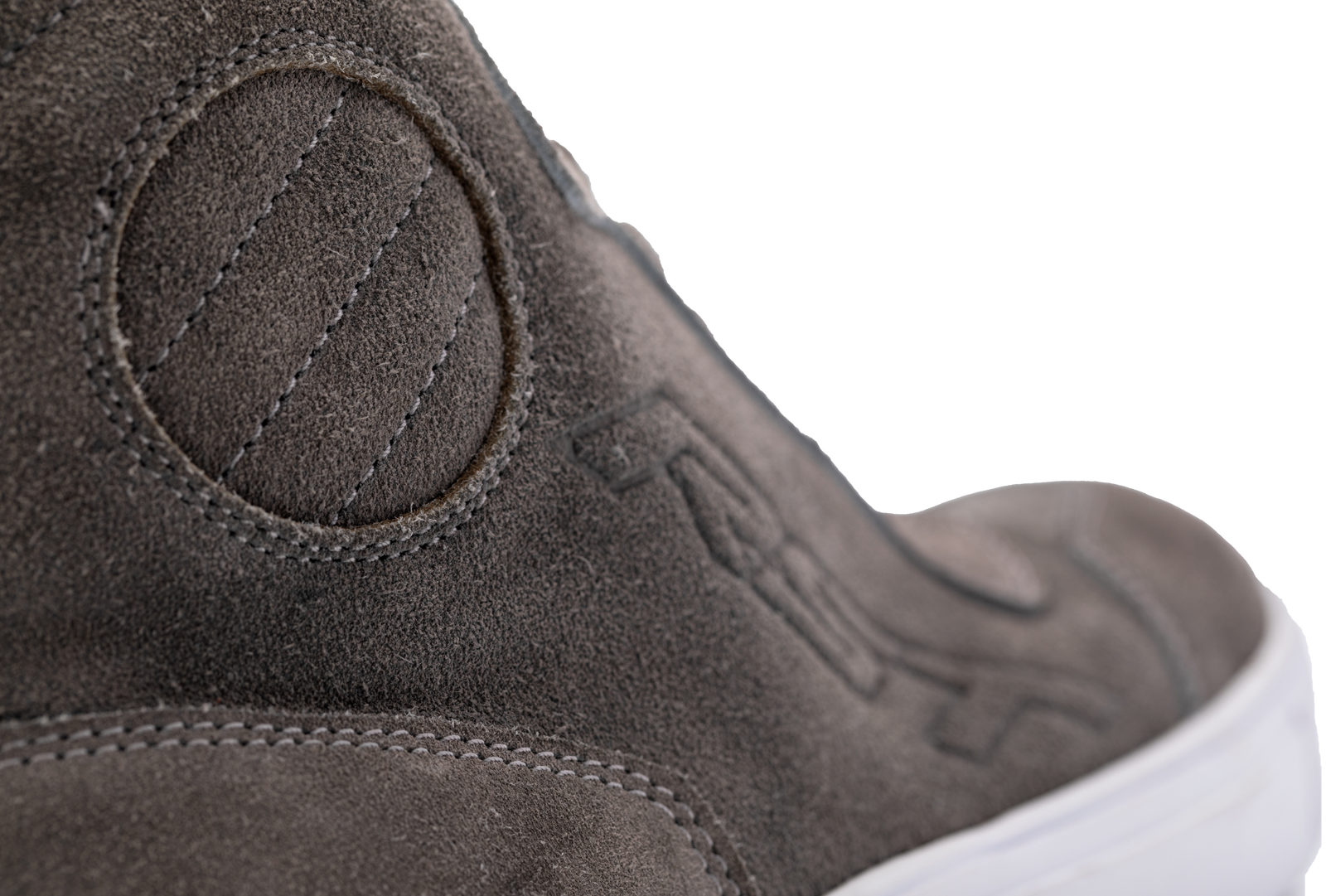Hitop Moto Sneaker Ce Boot Grey Suede Sz 11.5
