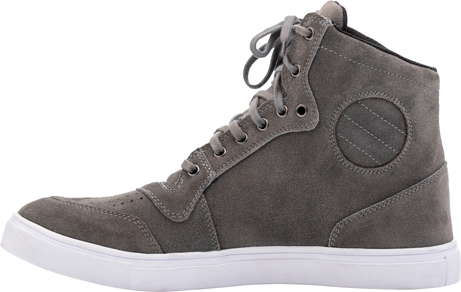 Hitop Moto Sneaker Ce Boot Grey Suede Sz 7