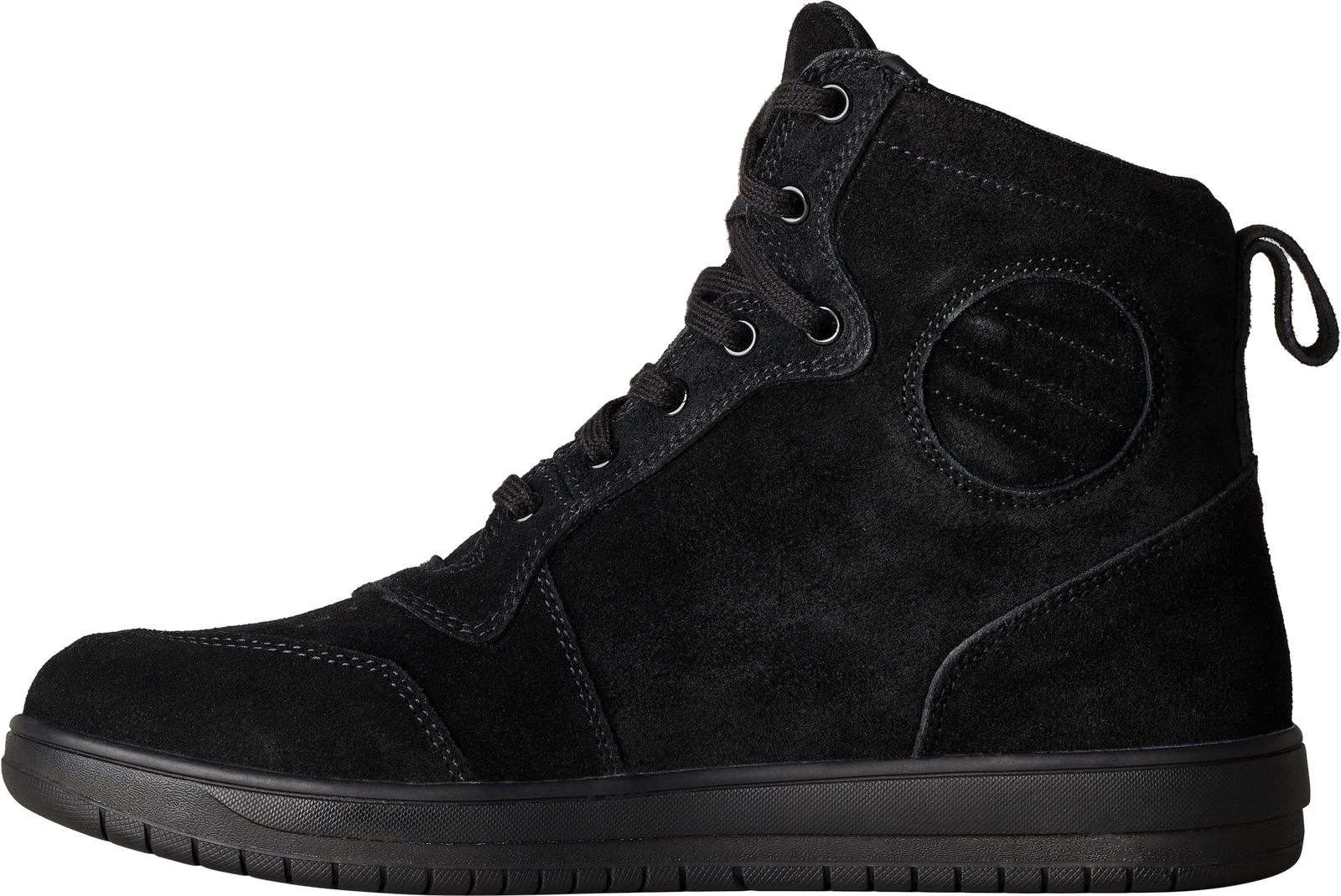 Hitop Moto Sneaker Ce Boot Black Suede Sz 7