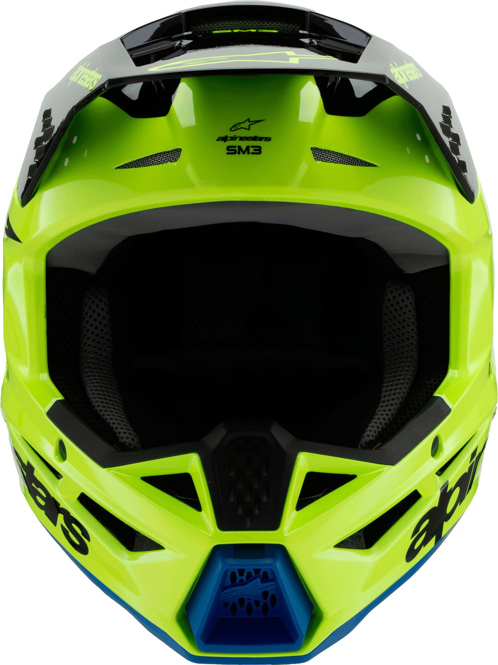 Sm3 Youth Radium Helmet Ylw Fluo/Blk/Blue Ys