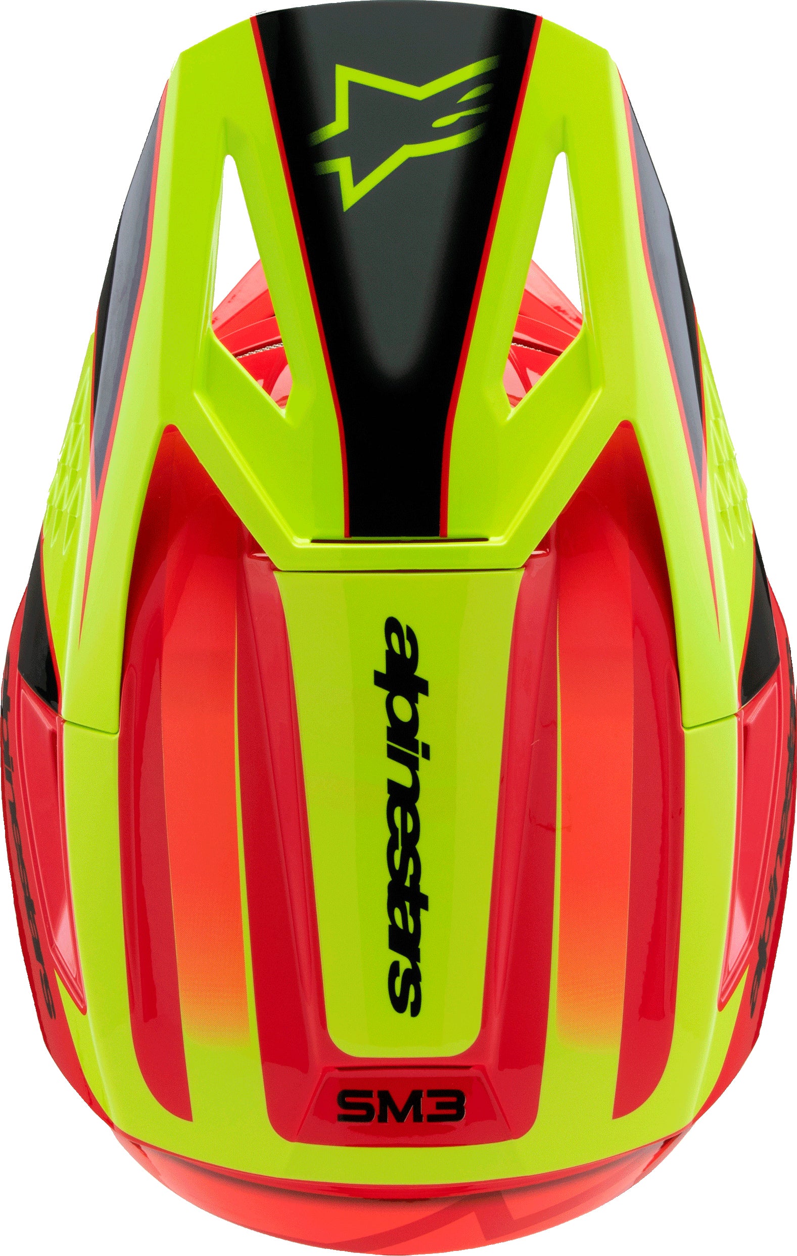 Sm3 Youth Fray Helmet Rd/Ylw Fluo/Blk Ym