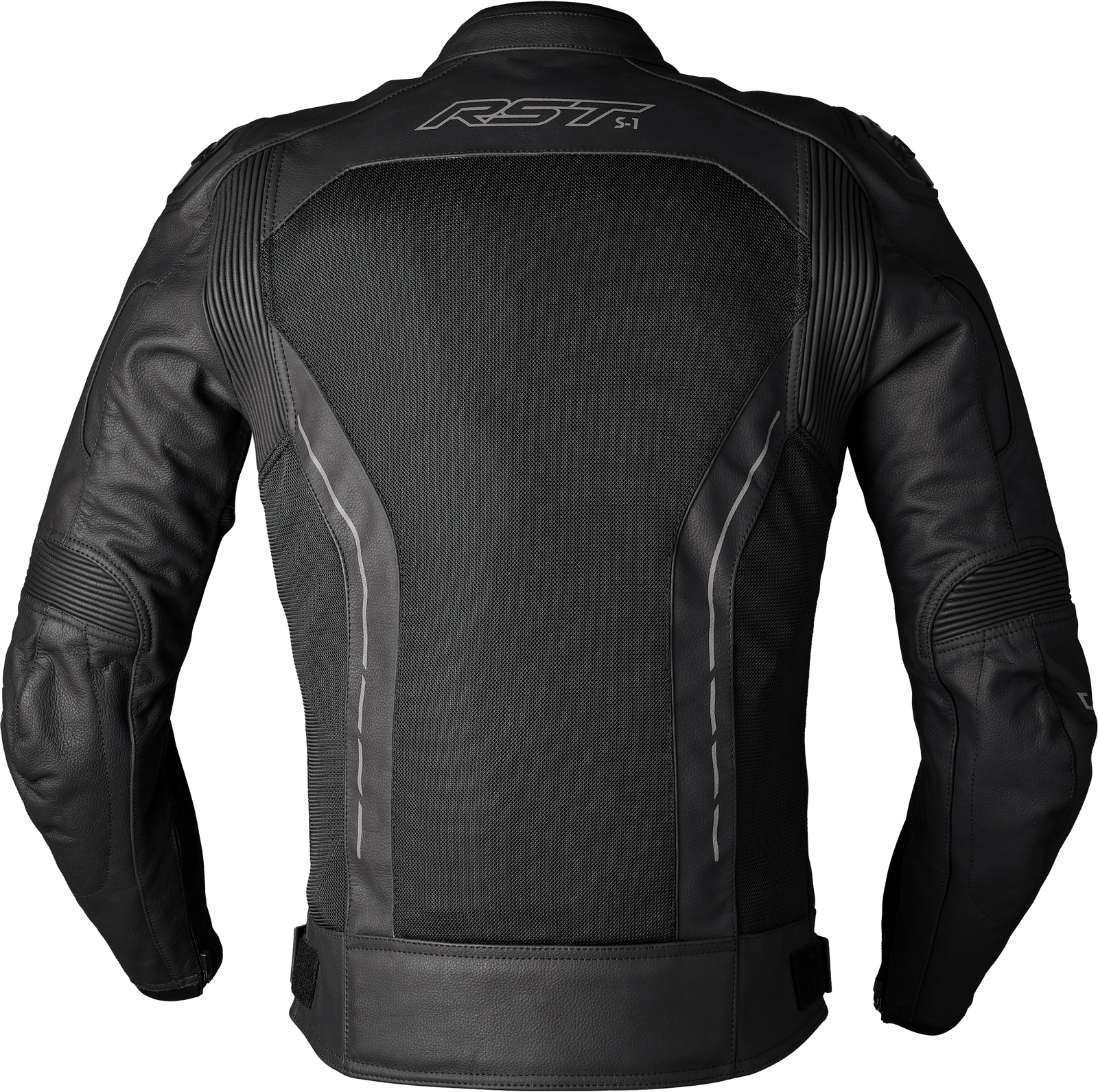 S1 Mesh Ce Jacket Black/Black Leather Md
