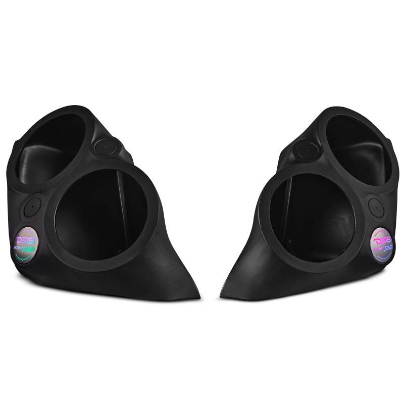 DS18 2015+ Polaris Slingshot Front Fender Dual 8in Speaker Enclosure w/ LEDs (Speakers Not Included)