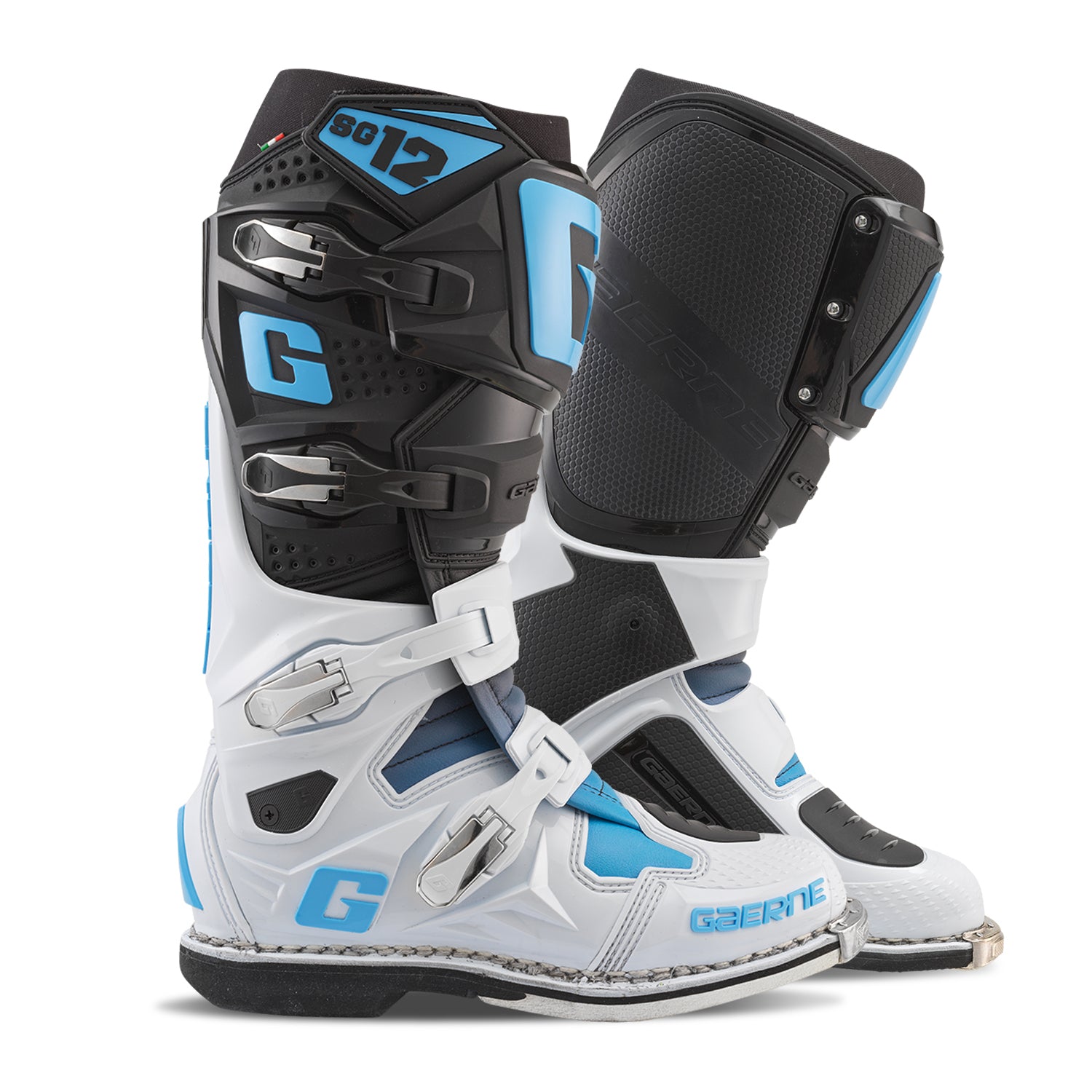 Sg12 Le Boots Blk/Wht/Carolina Blue Sz 11