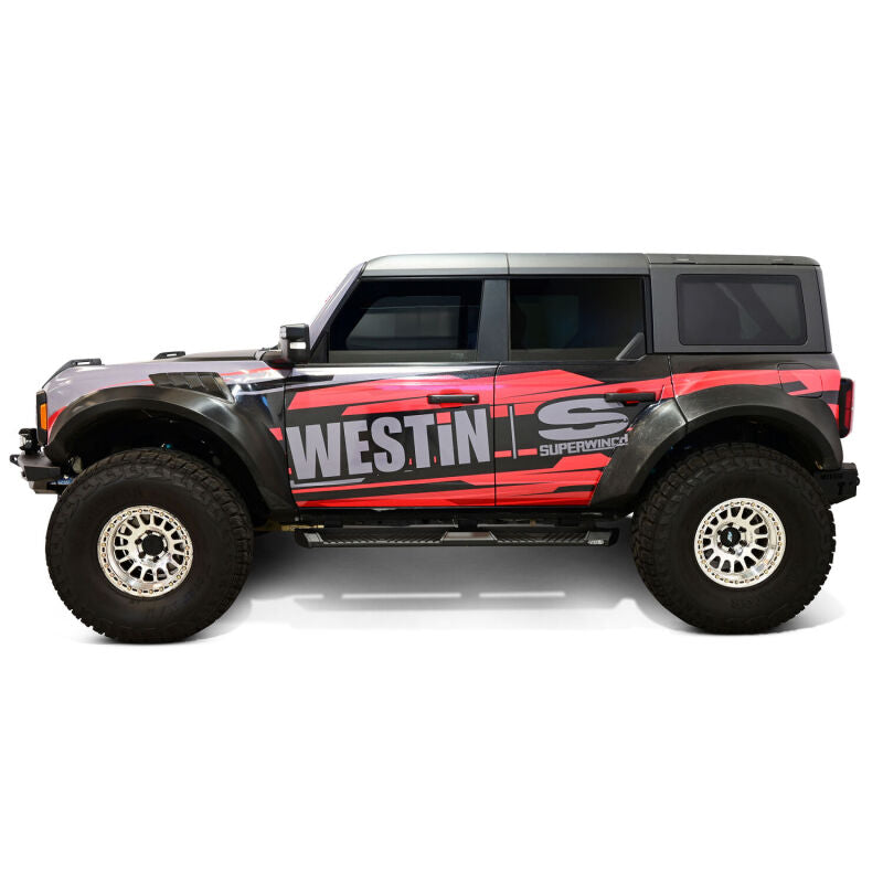 Westin 21-25 Ford Bronco 4dr (Excl. Bronco Sport) AT6 Running Boards - Black