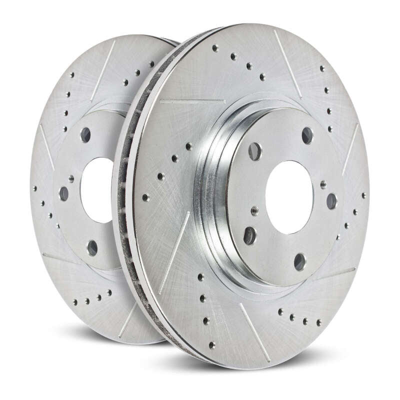 Power Stop 22-23 Hyundai Elantra N Front Drilled & Slotted Rotor (Pair)