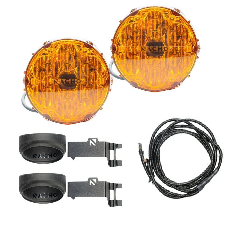 Nacho Lighting Toyota Nacho SAE Only Plug N Play Fog Light Kit - White