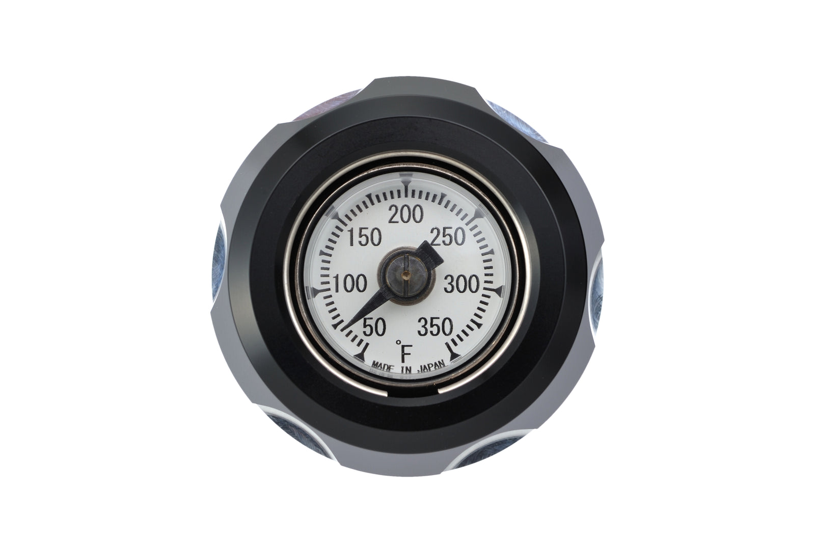 Oil Temp Dip Stick M8 Black And Machined