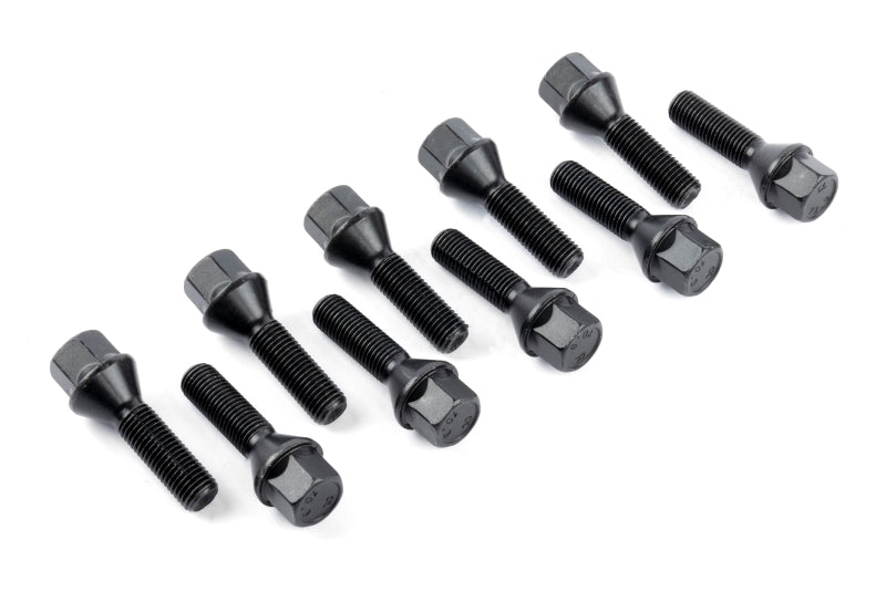Dinan Lug Bolts - Cone Seat - M12x1.5 - 32mm - Black (Set of 10)