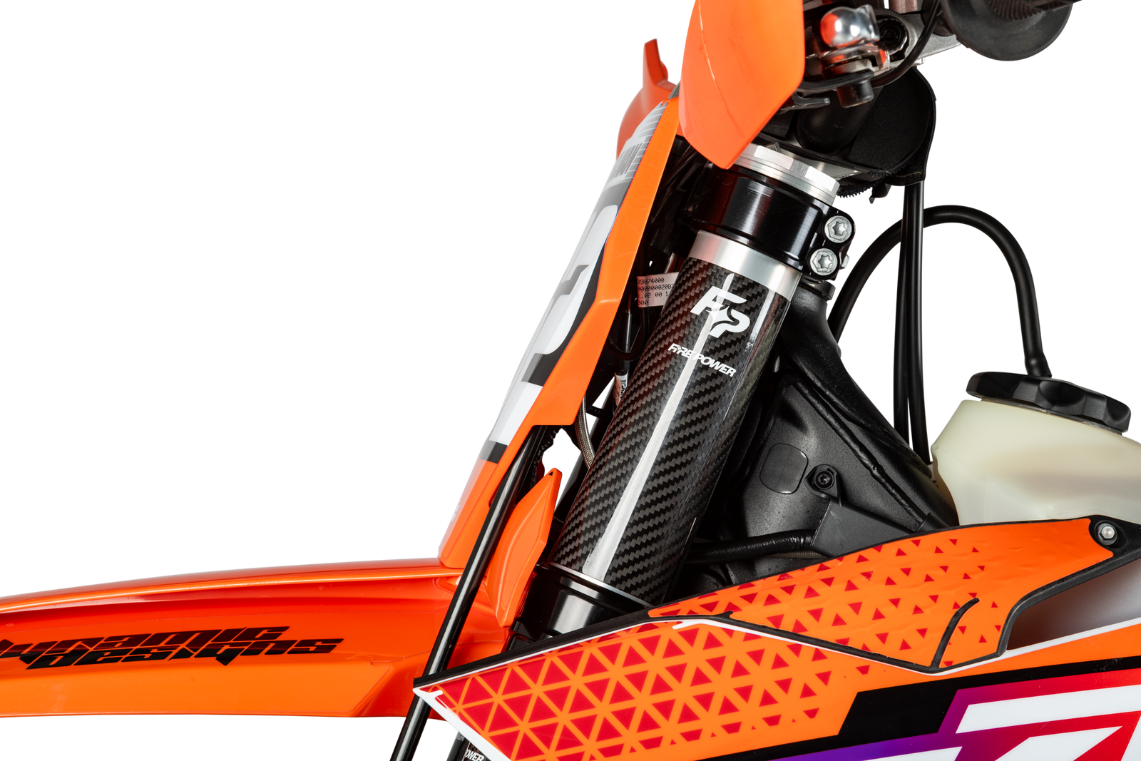 Carbon Fiber Fork Shield Upper 52 X 160 Mm