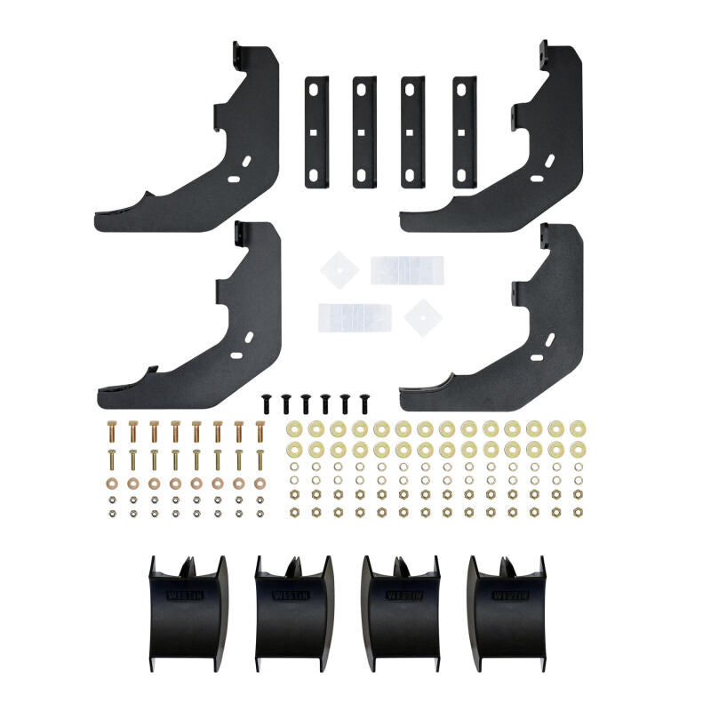 Westin 15-25 Ford F-150 SuperCab / 17-26 Ford F-250/350 SuperCab AT6 Running Boards - Black