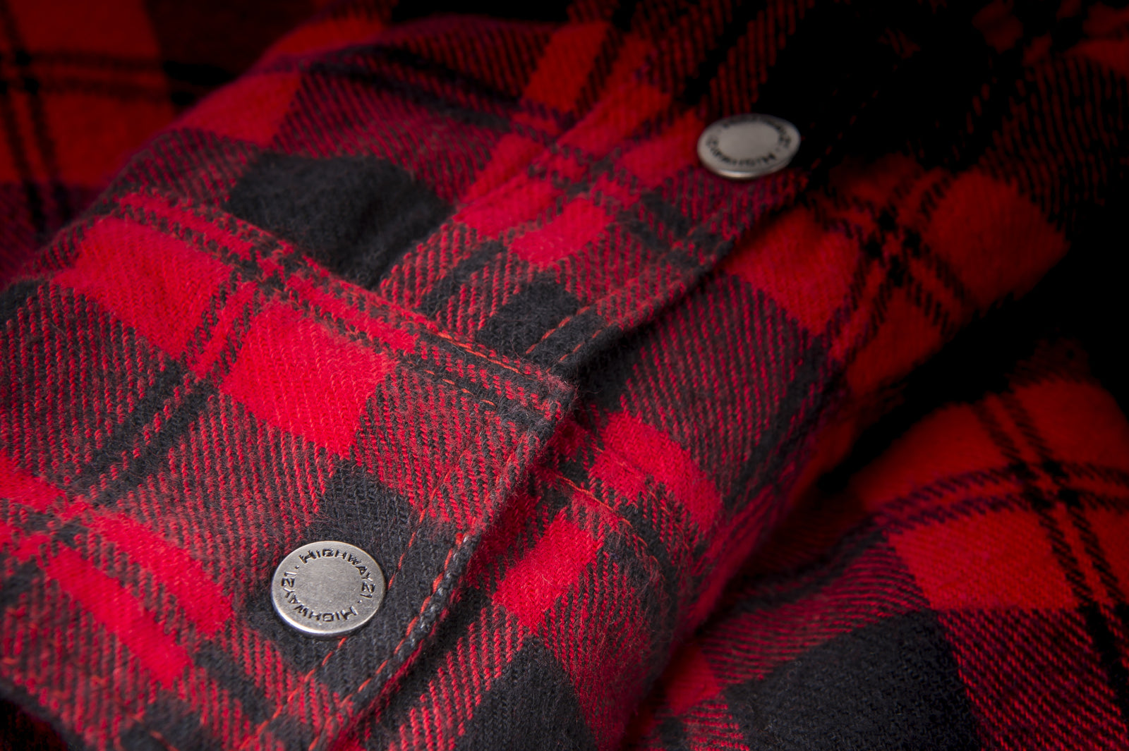 Marksman Flannel Black/Red 4x