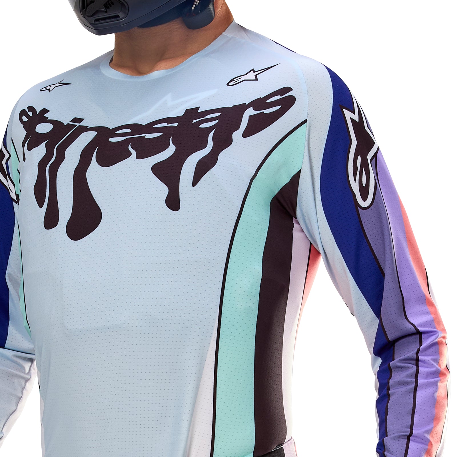 Techstar Le Imperial Jersey Double Purple/Blue/Black Xl