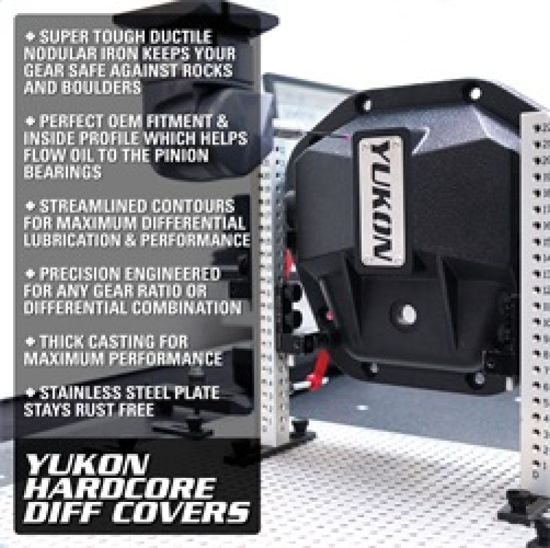 Yukon Gear Hardcore Nodular Iron Cover for 2018 Jeep Wrangler JL Rear Dana 35