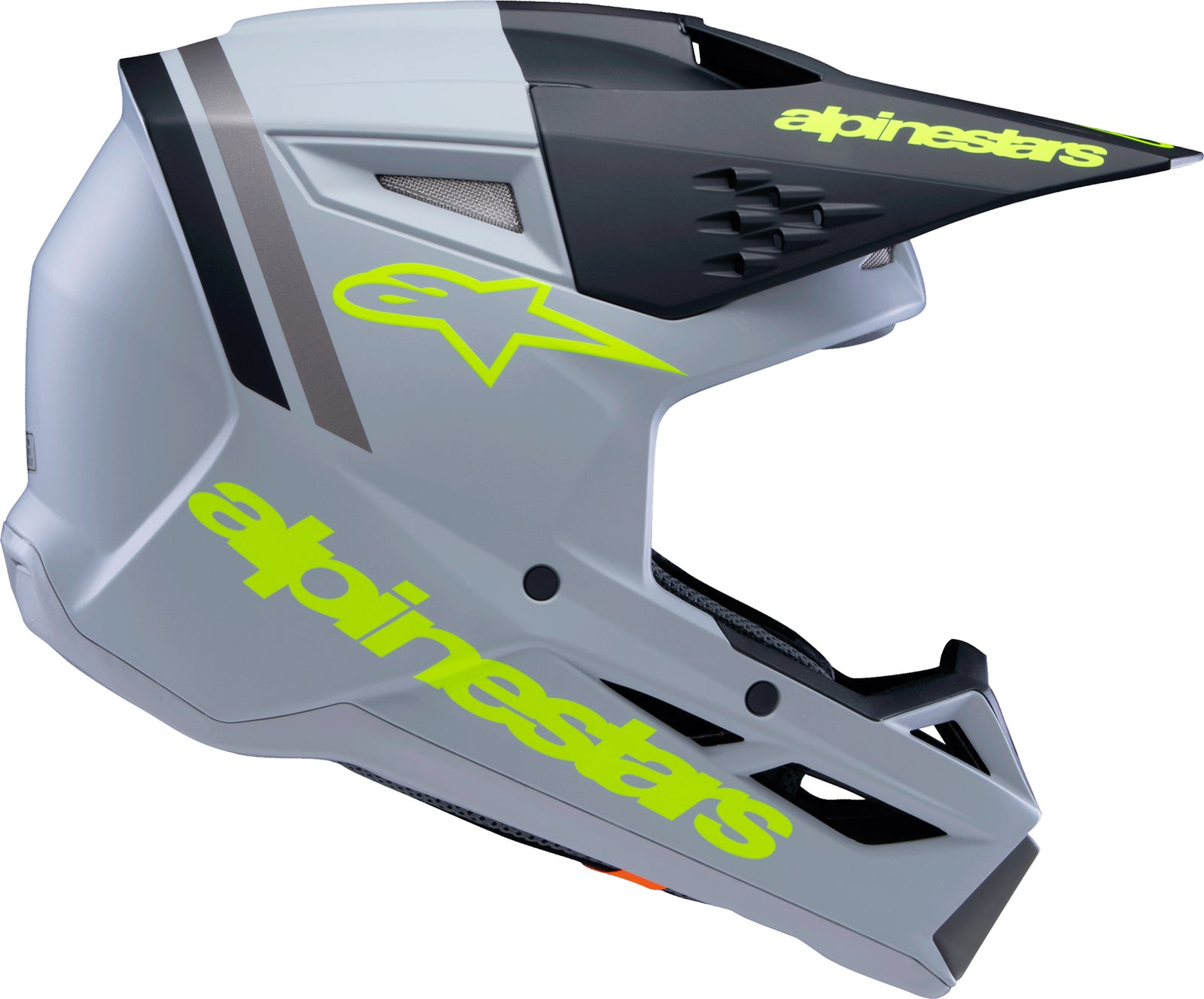 Sm3 Youth Radium Helmet Gry/Blk/Ylw Fluo Matte Yl