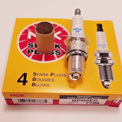 6 Plugs of NGK Solid Standard Spark Plugs 7788/BPR9ES
