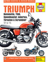 2001-2015 TRIUMPH Bonneville T100 Speedmaster America & Thruxton Haynes Manual