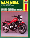 1980-1984 YAMAHA XJ650 & 750 Haynes Manual