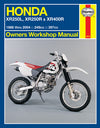 1986-2004 HONDA XR250L, XR250R & XR400R Haynes Manual
