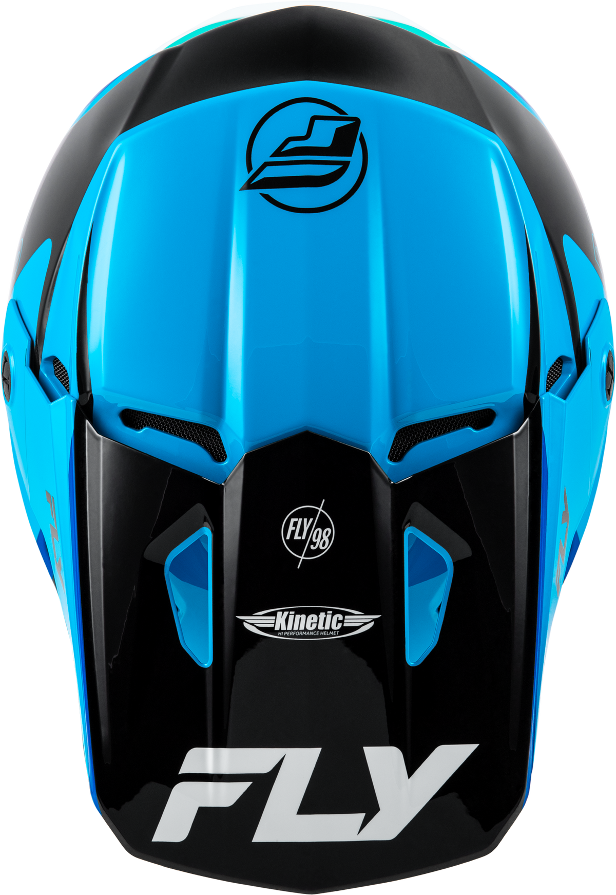 Kinetic Rally Helmet Blue/Black/White 2x
